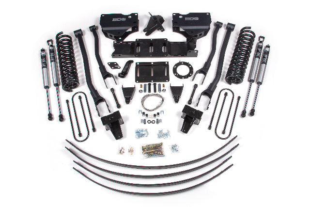 BDS 2019-2024 Fits RAM 3500 8" 4-Link Diesel - Aal W/ 5" Block W/ Overload - 6 Bolt T-case - FOX 1729FS