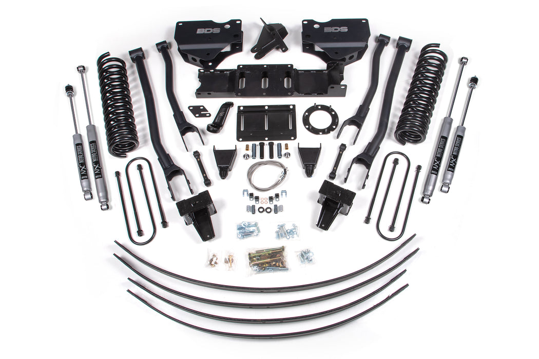 BDS BDS1729H 8 Inch Lift Kit w/ 4-Link - Ram 3500 (19-24) 4WD - Diesel