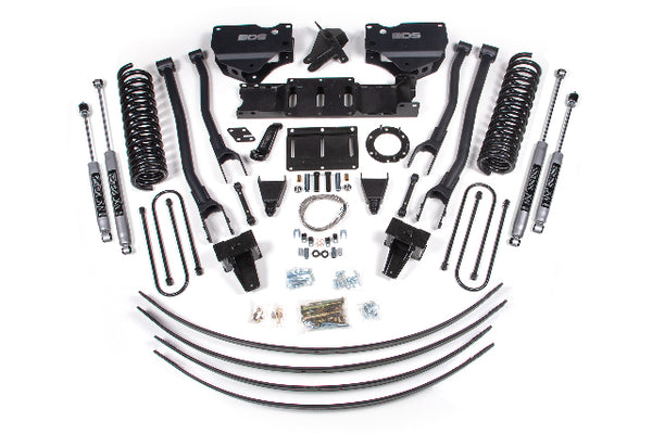 BDS 2019-2024 RAM 3500 8" 4-Link Diesel - Aal W/ 5" Block W/o Overload - 6 Bolt T-case - NX2 1728H