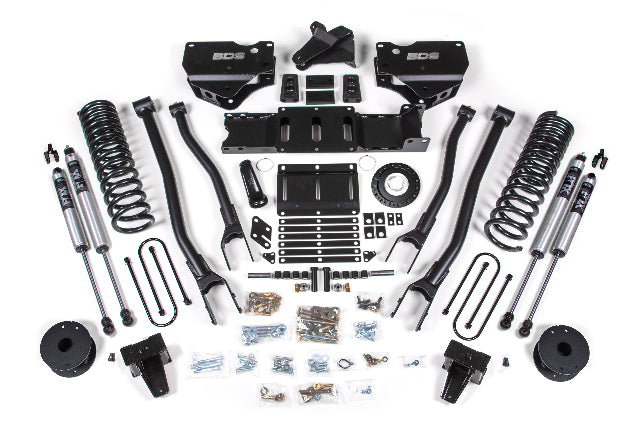 BDS 6 Inch Lift Kit W/ 4-Link Fits RAM 3500 W/ Rear Air Ride 19-24 4WD Diesel 1733FS