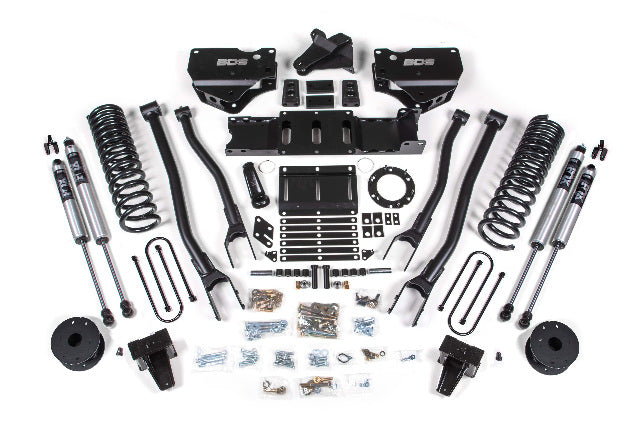 BDS 5.5 Inch Lift Kit W/ 4-Link Fits RAM 3500 W/ Rear Air Ride 19-24 4WD Gas 1734FS