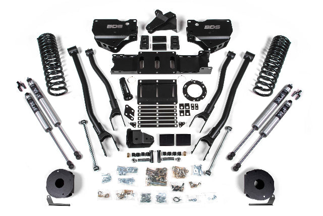 BDS 5.5 Inch Lift Kit W/ 4-Link Fits RAM 2500 W/ Rear Air Ride 19-24 4WD Gas 1739FS