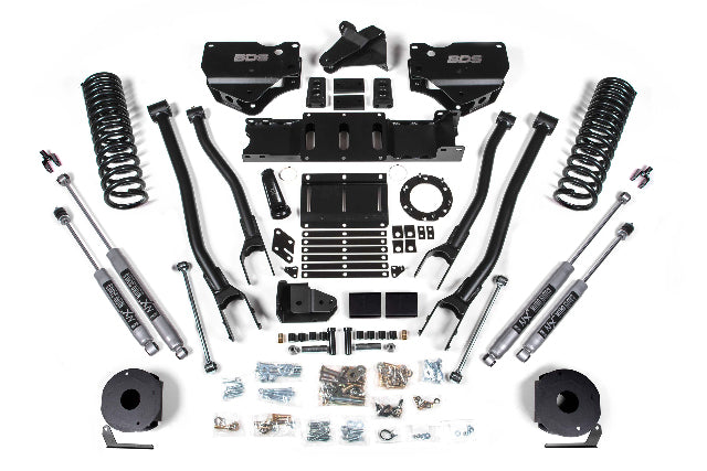 BDS 5.5 Inch Lift Kit W/ 4-Link Fits RAM 2500 W/ Rear Air Ride 19-24 4WD Gas 1739H