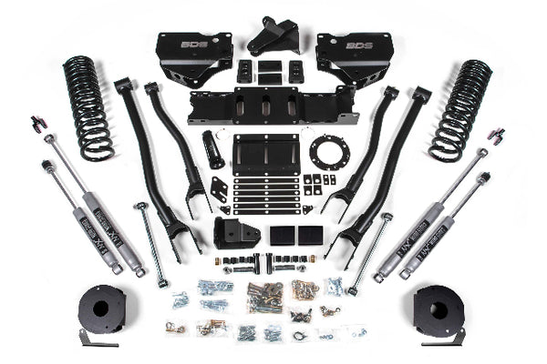 BDS 5.5 Inch Lift Kit W/ 4-Link RAM 2500 W/ Rear Air Ride 19-24 4WD Gas 1739H