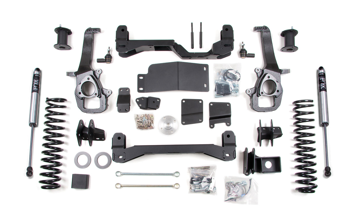 BDS 4 Inch Lift Kit, Fits Dodge RAM 1500 2012 4WD 1752FS