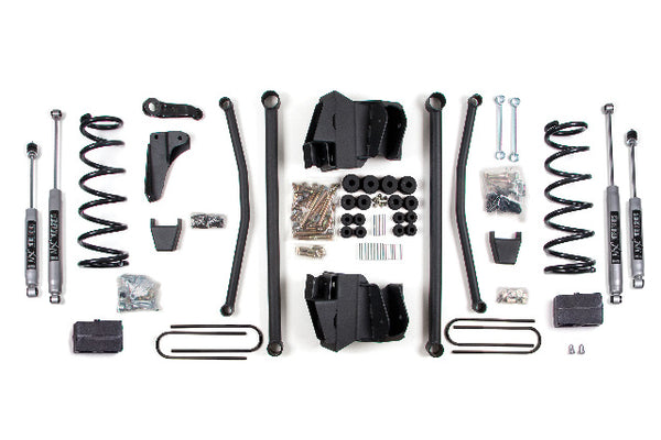 BDS 4 Inch Lift Kit Long Arm, Fits Dodge RAM 2500 Power Wagon 2008 4WD Gas 1768H