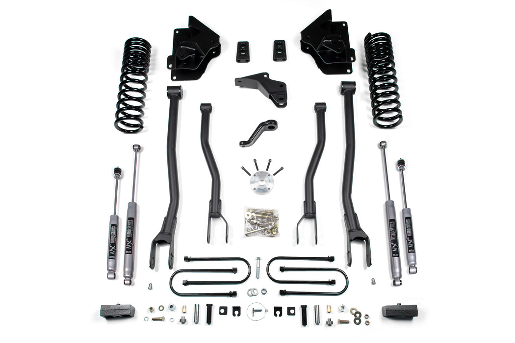 BDS BDS697FS 4 Inch Lift Kit w/ 4-Link Ram 3500 (13-18) 4WD Diesel