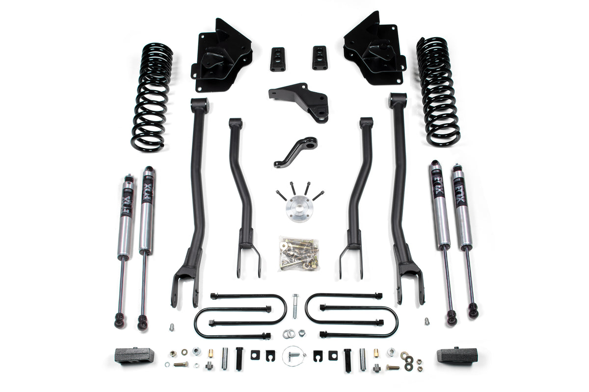 BDS 4 Inch Lift Kit W/ 4-Link RAM 3500 13-18 4WD Gas 1777FS