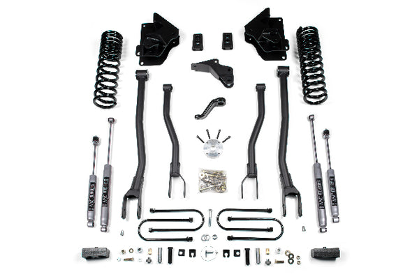 BDS 4 Inch Lift Kit W/ 4-Link RAM 3500 13-18 4WD Diesel 697FPE