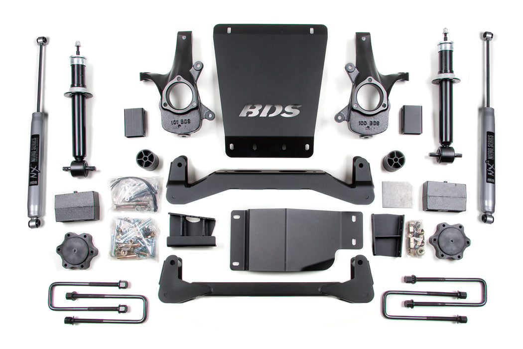 BDS 6 Inch Lift Kit Fits Chevy Silverado or Fits GMC Sierra 1500 (07-13) 4WD