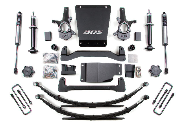 BDS 6 Inch Lift Kit Fits Chevy Silverado or Fits GMC Sierra 1500 (07-13) 4WD