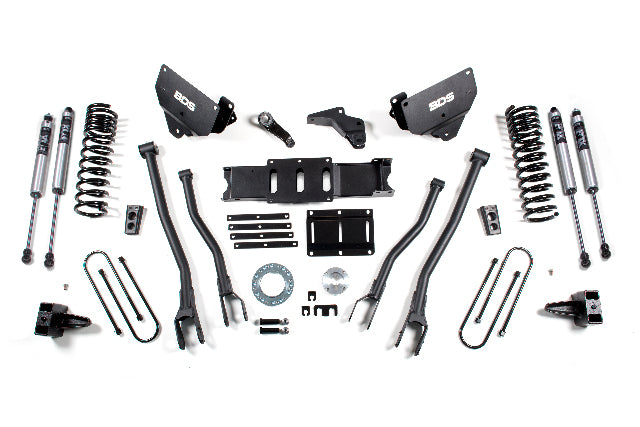 BDS 6 Inch Lift Kit W/ 4-Link Fits RAM 3500 13-18 4WD Diesel 1783FS