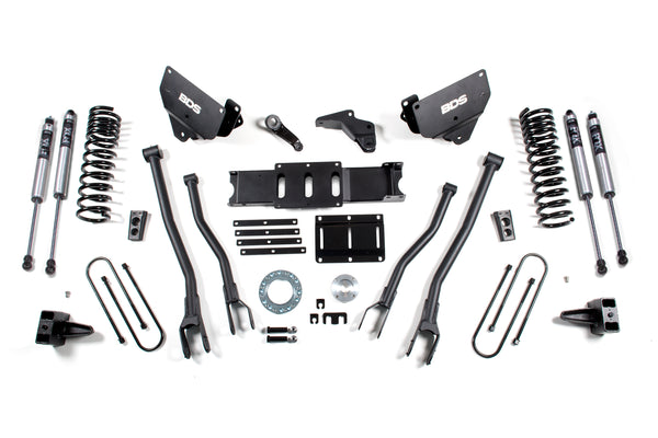 BDS 6 Inch Lift Kit W/ 4-Link RAM 3500 13-18 4WD Diesel 1603FS