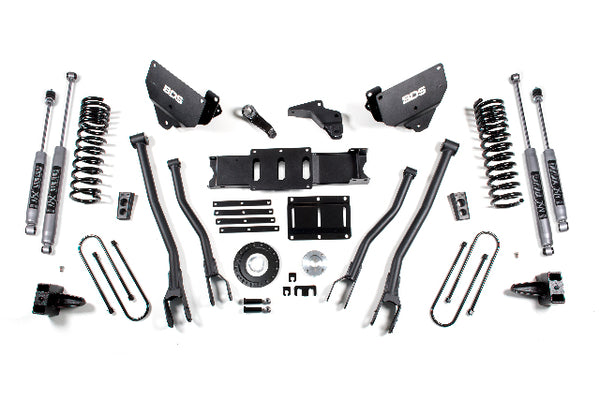 BDS 6 Inch Lift Kit W/ 4-Link RAM 3500 13-18 4WD Diesel 1785H