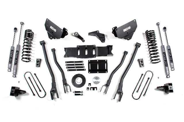 BDS 6 Inch Lift Kit W/ 4-Link Fits RAM 3500 13-18 4WD Diesel 1785H