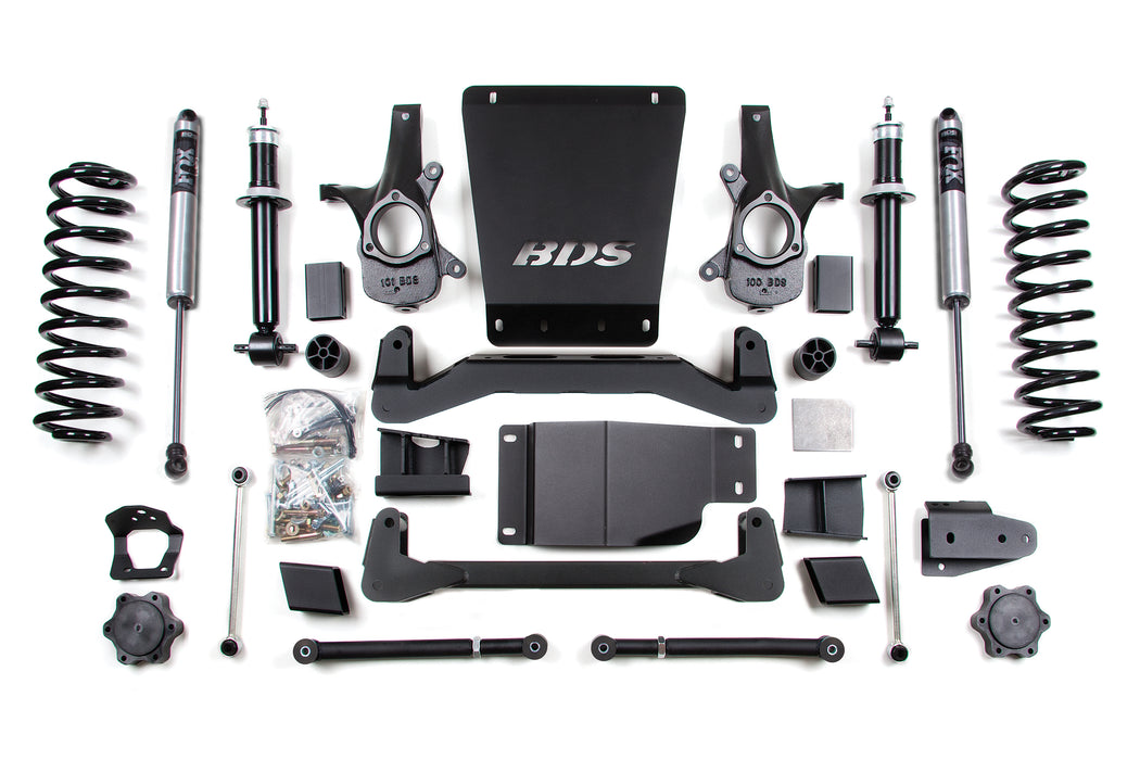 BDS BDS178FS 6 Inch Lift Kit - Chevy/GMC Avalanche- Surburban- Tahoe- or Yukon 1500 (07-14) 4WD