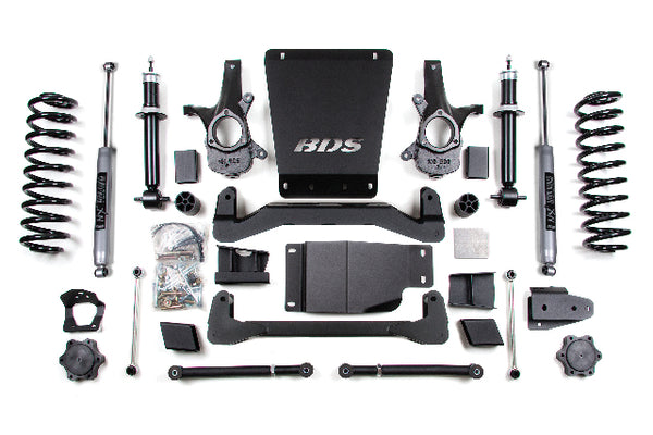 BDS 6 Inch Lift Kit, Fits Chevy/ GMC Avalanche, Surburban, Tahoe, Or Yukon 1500 07-14 4WD 178H