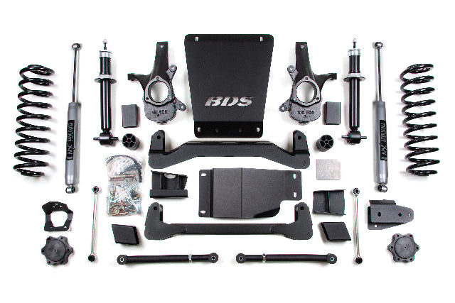 BDS 6 Inch Lift Kit Fits Chevy/Fits GMC Avalanche, Surburban, Tahoe, or Yukon 1500 (07-14) 4WD