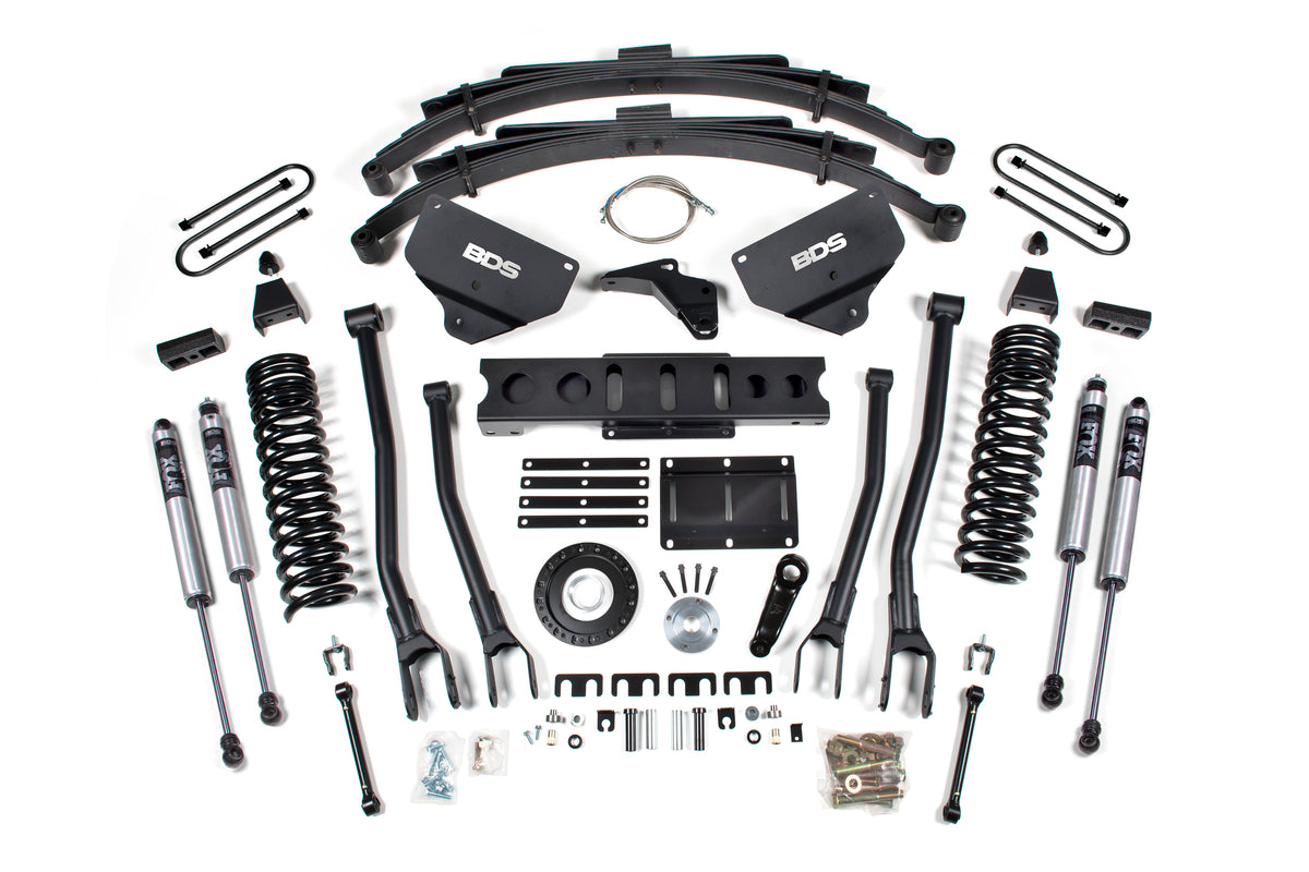 BDS 8 Inch Lift Kit W/ 4-Link Fits RAM 3500 13-18 4WD Diesel 1790FS
