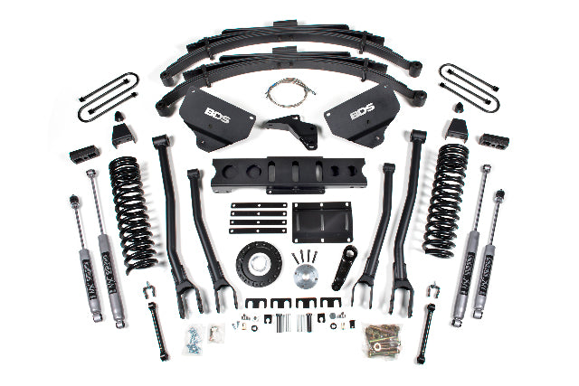 BDS 8 Inch Lift Kit W/ 4-Link Fits RAM 3500 13-18 4WD Diesel 1790H
