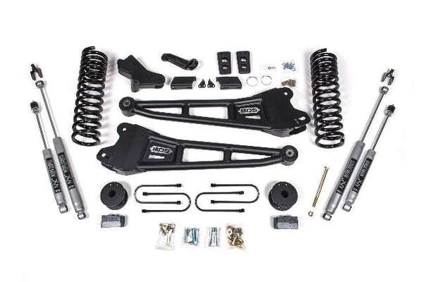 BDS 4 Inch Lift Kit W/ Radius Arm RAM 3500 W/ Rear Air Ride 13-18 4WD Gas 1793H