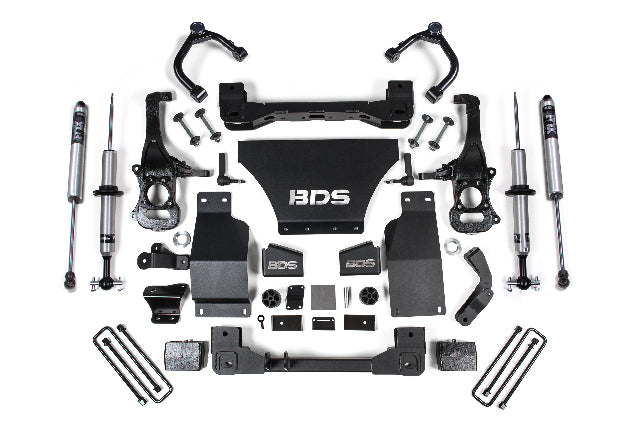 BDS 4 Inch Lift Kit Fits Chevy Silverado or Fits GMC Sierra 1500 (19-24) 4WD Gas