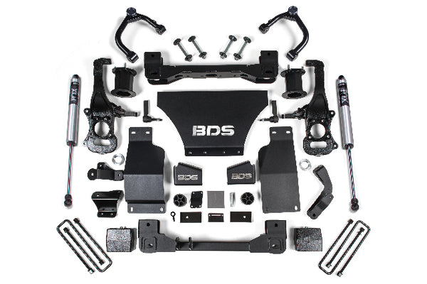 BDS 6 Inch Lift Kit, Fits Chevy Silverado Or GMC Sierra 1500 19-24 4WD Gas 1801FS