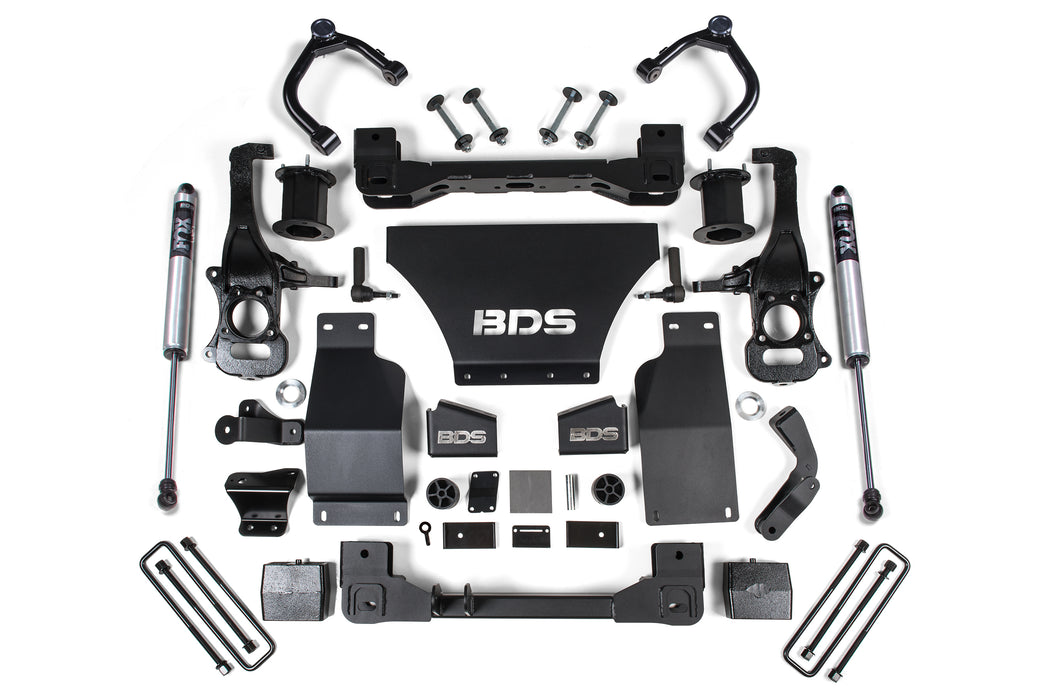 BDS BDS1801FS 6 Inch Lift Kit - Chevy Silverado or GMC Sierra 1500 (19-24) 4WD - Gas