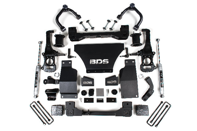 BDS 6 Inch Lift Kit Fits Chevy Silverado or Fits GMC Sierra 1500 (19-24) 4WD Gas