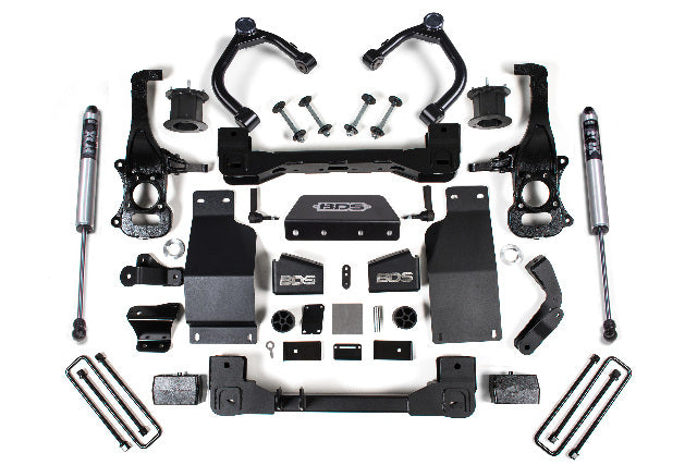BDS 4 Inch Lift Kit, Fits Chevy Silverado Or GMC Sierra 1500 19-24 4WD Diesel 1802FS