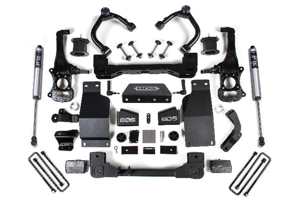 BDS 4 Inch Lift Kit, Fits Chevy Silverado Or GMC Sierra 1500 19-24 4WD Diesel 1802FS
