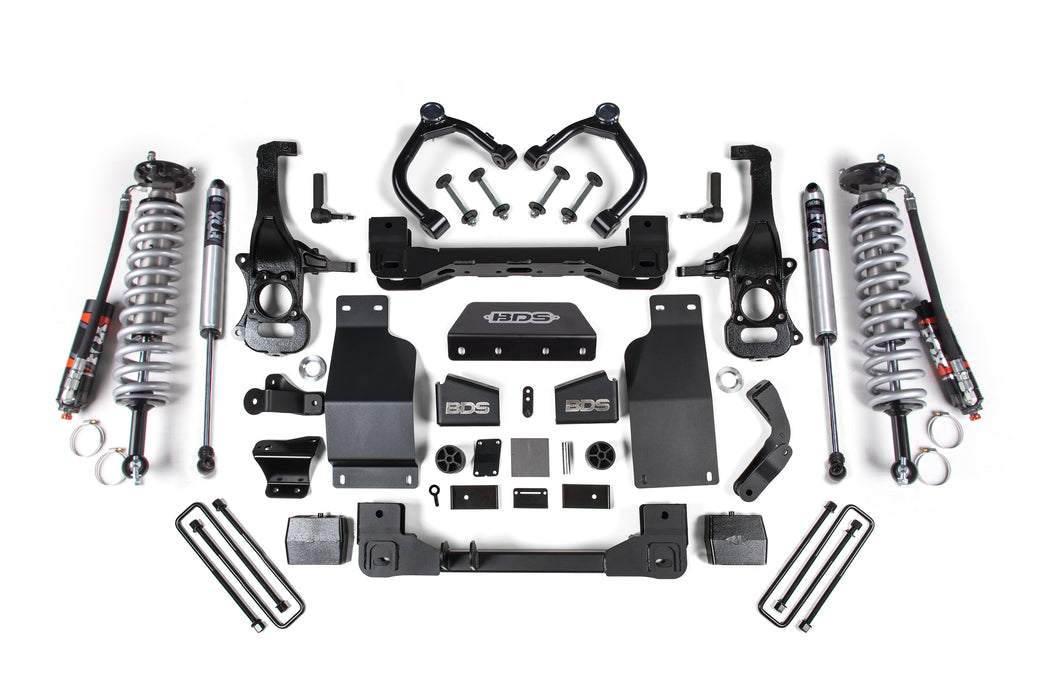 BDS BDS1807FPE 4 Inch Lift Kit -FOX 2.5 Performance Elite Coil-Over - Chevy Trail Boss or GMC AT4 1500 (20-24) 4WD - Diesel