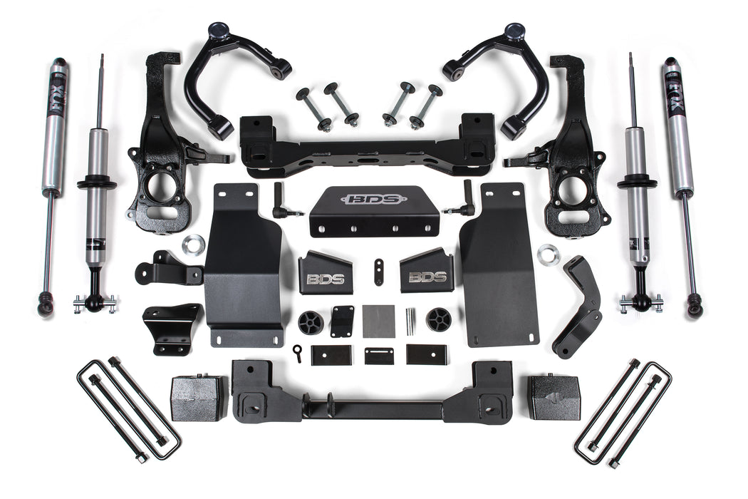 BDS BDS1803FSR 6 Inch Lift Kit - Chevy Silverado or GMC Sierra 1500 (19-24) 4WD - Diesel