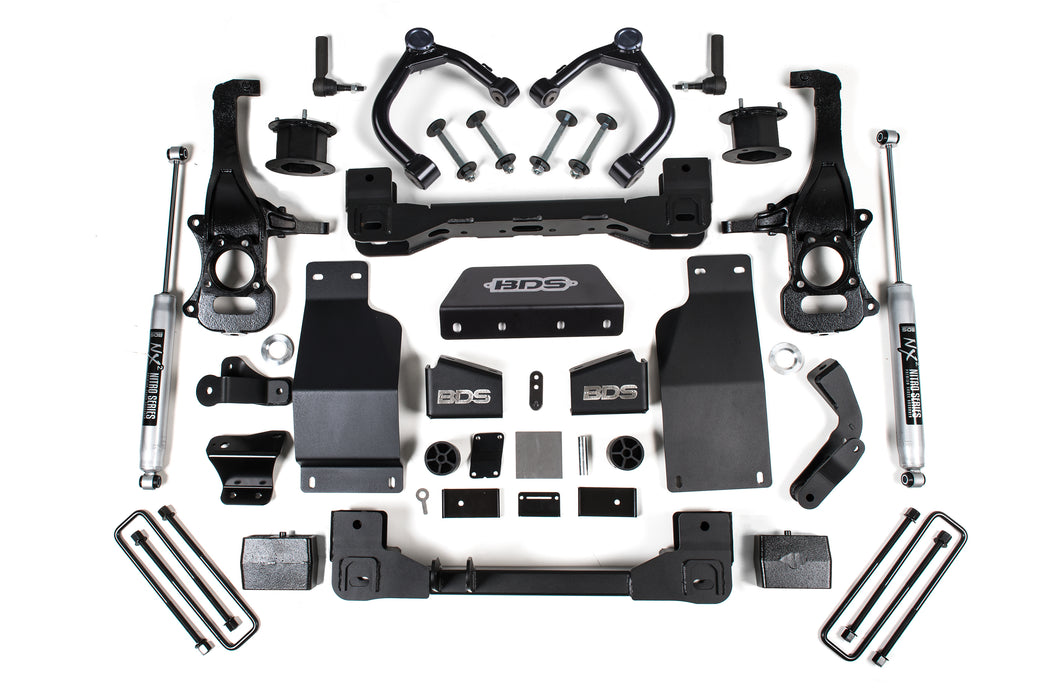 BDS BDS1807H 4 Inch Lift Kit - Chevy Trail Boss or GMC AT4 1500 (20-24) 4WD - Diesel