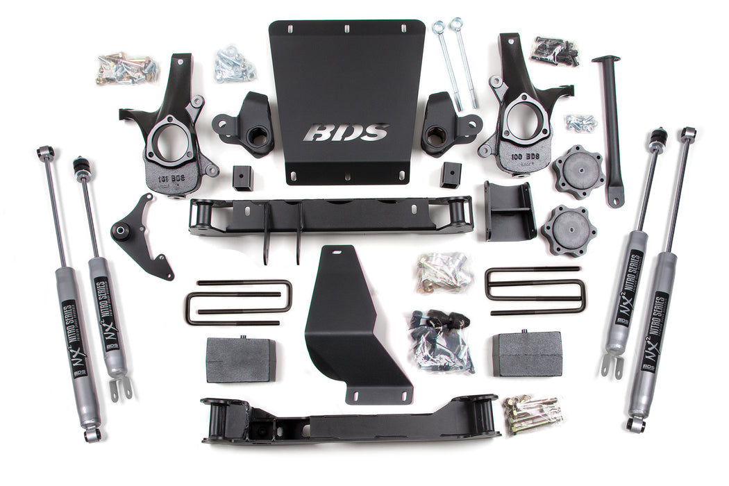 BDS BDS180H 6 Inch Lift Kit - Chevy Silverado or GMC Sierra 1500 (99-06) 4WD