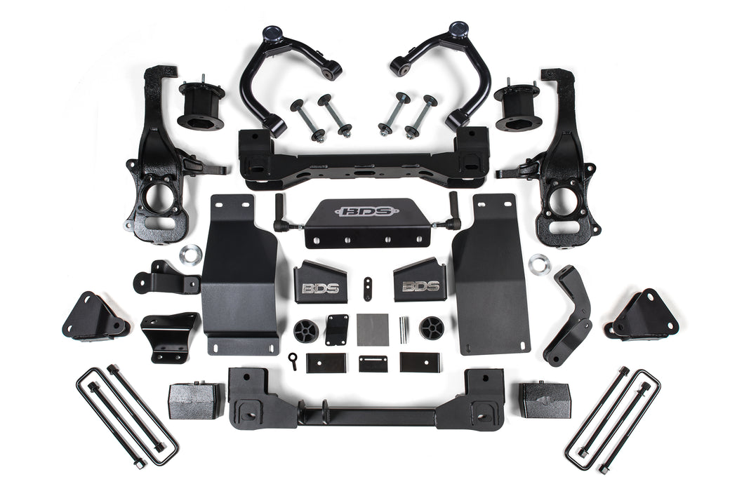 BDS BDS1810H 4 Inch Lift Kit Adaptive Ride Control Only Chevy Silverado High Country or fits gmc Denali 1500 (19-24) 4WD Diesel