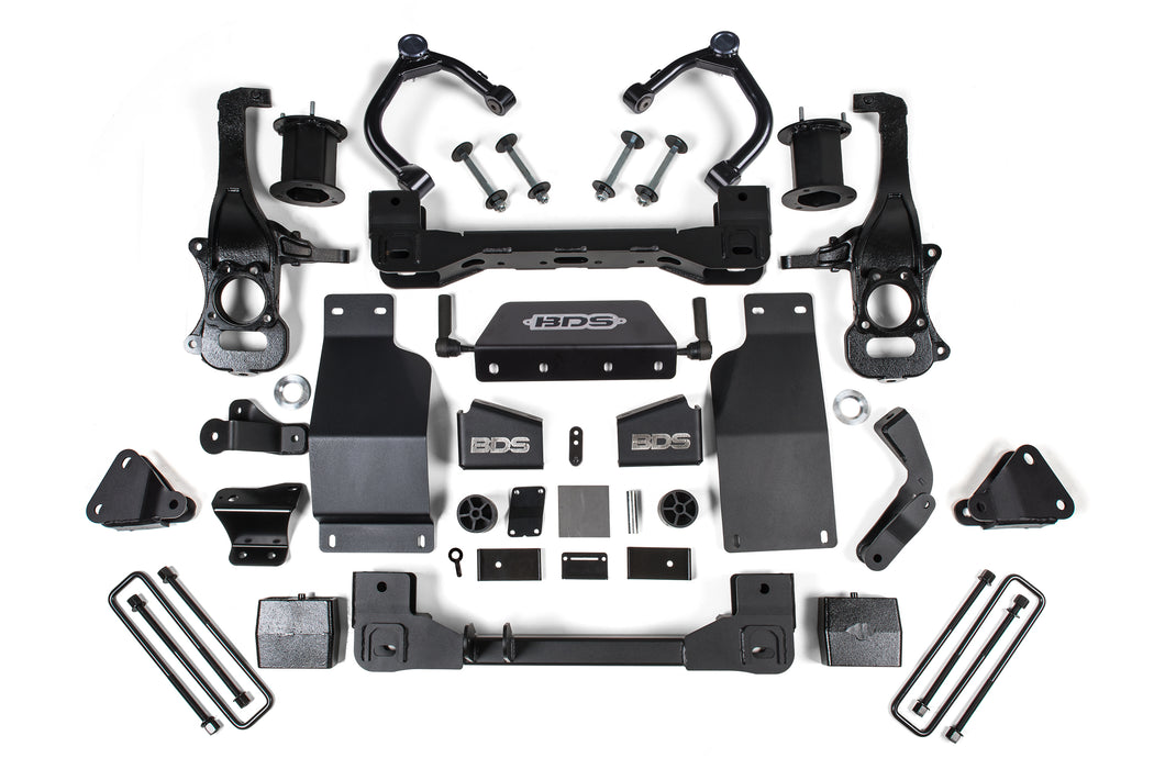 BDS BDS1811H 6 Inch Lift Kit - Adaptive Ride Control Only - Chevy Silverado High Country or GMC Denali 1500 (19-24) 4WD - Diesel