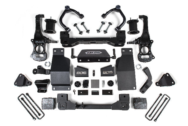 BDS 6 Inch Lift Kit Adaptive Ride Control Only Fits Chevy Silverado High Country or Fits GMC Denali 1500 (19-24) 4WD Diesel