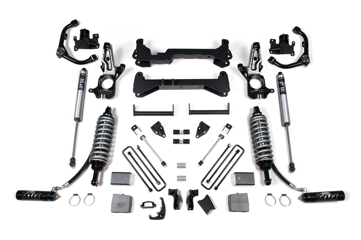 BDS 7 Inch Lift Kit 2.5 Coil-over Conversion, Fits Chevy Silverado Or GMC Sierra 2500HD 01-10 2WD 149FDSC