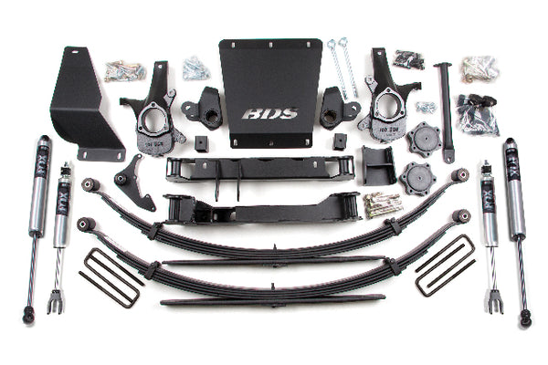 BDS 6 Inch Lift Kit, Fits Chevy Silverado Or GMC Sierra 1500 99-06 4WD 180FS