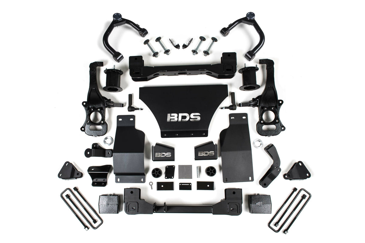 BDS 4 Inch Lift Kit, Fits Chevy Silverado 1500 ZR2 & GMC Sierra 1500 AT4X 22-24 1835H
