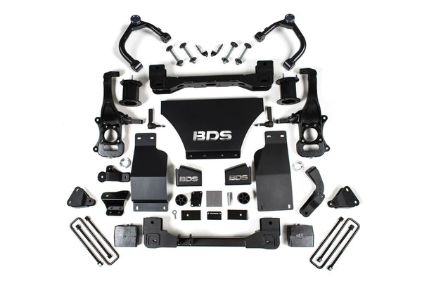 BDS 4 Inch Lift Kit, Fits Chevy Silverado 1500 ZR2 & GMC Sierra 1500 AT4X 22-24 1835H