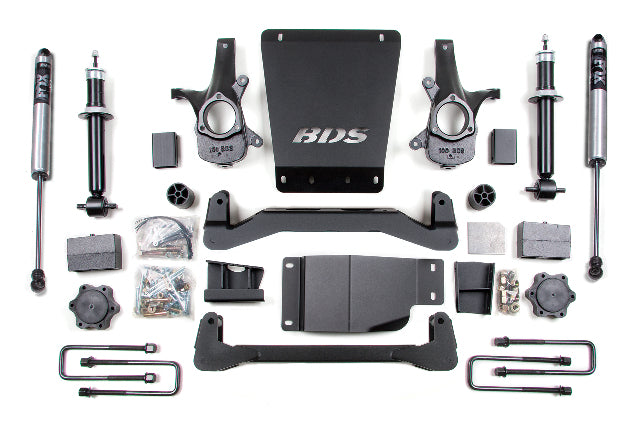BDS 6 Inch Lift Kit, Fits Chevy Silverado Or GMC Sierra 1500 07-13 4WD 176FS