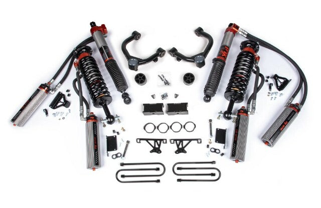 BDS 2025 Fits Chevy Tb/gmc AT4 1500 4WD 1.0" Suspension Lift Kit, 0.5" Rear, Block - FOX 3.0 Frs C/o Front, FOX 3.0 Frs Rear 1858FRS