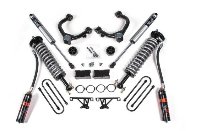 BDS 2025 Fits Chevy Tb/gmc AT4 1500 4WD 1.5" Suspension Lift Kit, 0.5" Rear, Block - FOX 2.5 Pes C/o Front, FOX 2.5 Pes Rear 1858PES