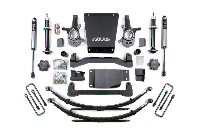 BDS 4 Inch Lift Kit, Fits Chevy Silverado Or GMC Sierra 1500 07-13 4WD 185FS