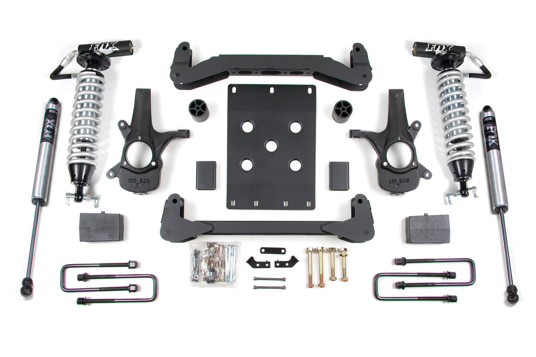 BDS BDS186FDSC 4 Inch Lift Kit -FOX 2.5 Coil-Over - Chevy Silverado or GMC Sierra 1500 (07-13) 2WD