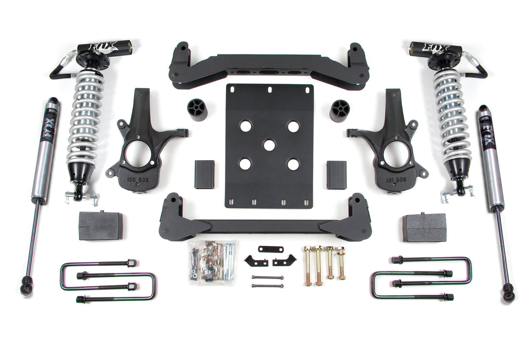 BDS BDS186F 4 Inch Lift Kit -FOX 2.5 Coil-Over - Chevy Silverado or GMC Sierra 1500 (07-13) 2WD
