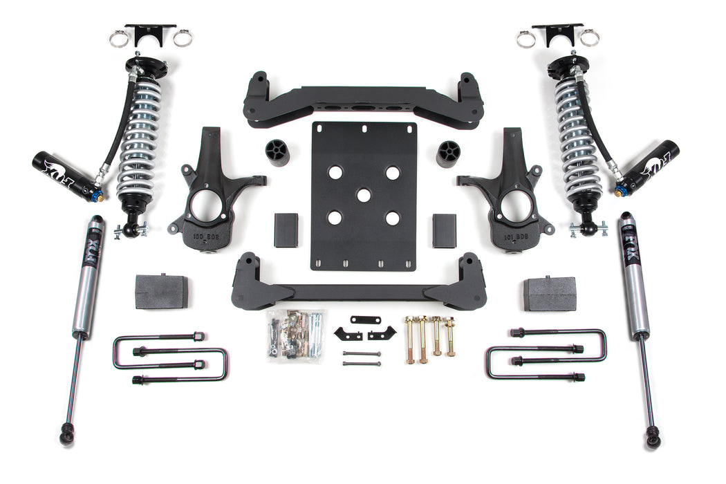 BDS BDS186FDSC 4 Inch Lift Kit -FOX 2.5 Coil-Over Chevy Silverado or fits gmc Sierra 1500 (07-13) 2WD