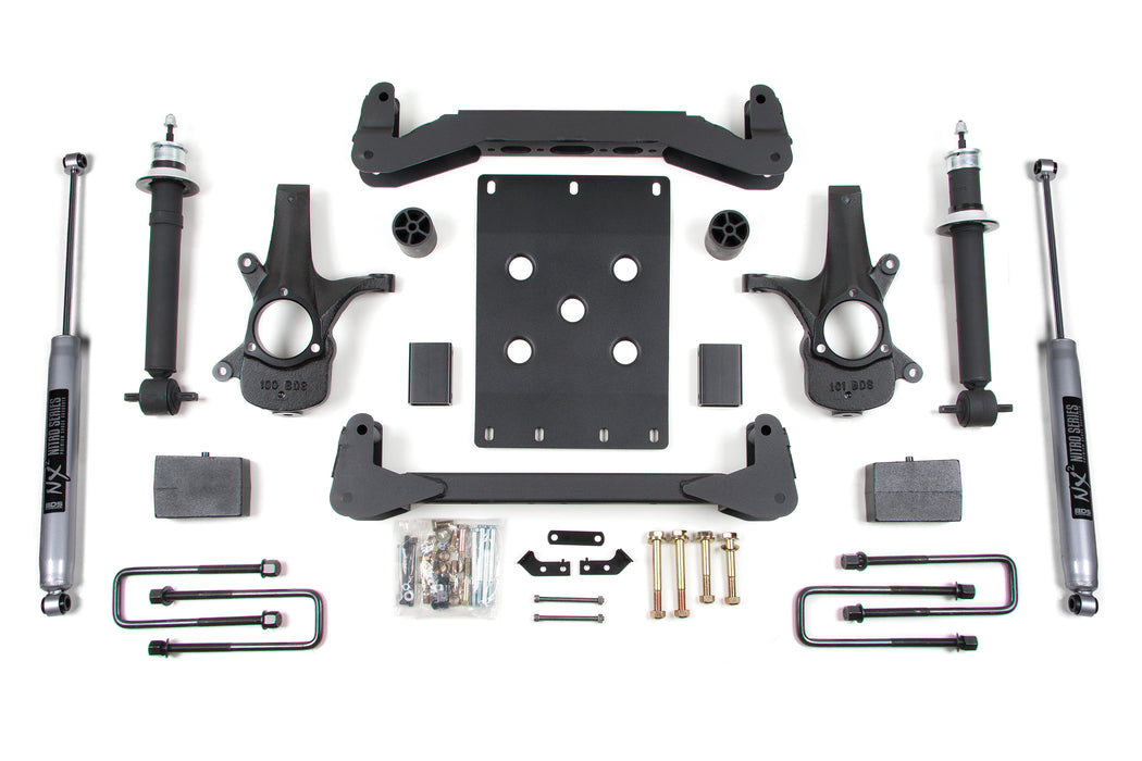 BDS BDS186FS 4 Inch Lift Kit - Chevy Silverado or GMC Sierra 1500 (07-13) 2WD